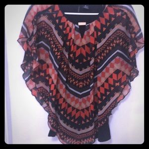 New Directions multi colored top